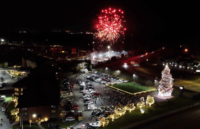 America's Tallest Fresh-Cut Christmas Tree South Bend Indiana