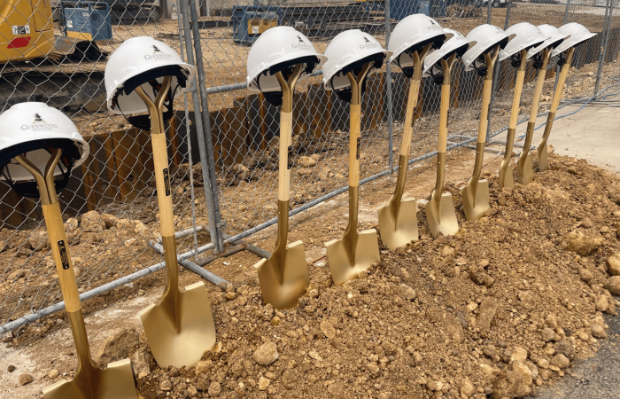 Groundbreaking Ceremony Glen Ellyn Ilinois Glenwood Station