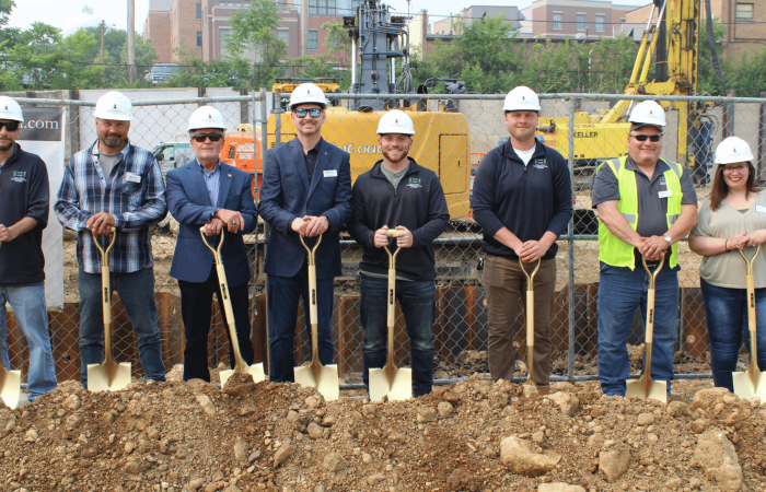 Groundbreaking Ceremony Glen Ellyn Ilinois Glenwood Station